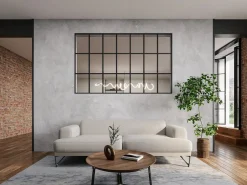 Hot Vente-unique Techo de cristal tipo taller de aluminio con recubrimiento en polvo ORANSA, estilo invernadero, 210x130 cm, color Negro