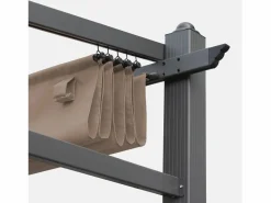 Sweeek Techo de repuesto para pérgola 3x4m pardo Gris antracita