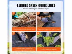 Best Tejido de polipropileno resistente SucceBuy para control de malezas, 1,8 x 30,5 m Invernadero De Jardín