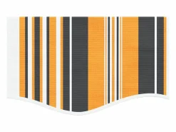 Tela de repuesto de toldo rayas de colores 4,5x3 m ES709942