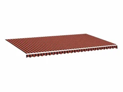 Tela de repuesto para toldo naranja y marrón 6x3,5 m ES34062
