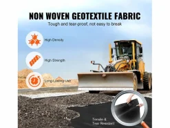 Hot Tela geotextil no tejida SucceBuy, 100 x 50 m (4,43 oz) para control de malezas en el suelo Invernadero De Jardín