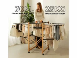Tendedero Plegable Wood V35 - Newlux