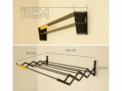 Tendedero Plegable Pared Wall V120 - Newlux