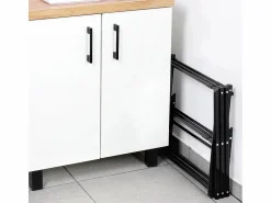 Online Tendedero Vertical Extensible de Metal 43-75 x 37,5 x 139 cm Perchero
