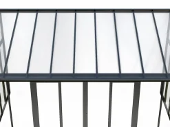 Online Terraza cerrada de policarbonato con protección UV 15,8 m² antracita MATHILDA Pérgola