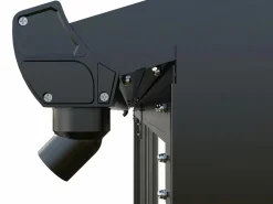 Online Terraza cerrada de policarbonato con protección UV 15,8 m² antracita MATHILDA Pérgola