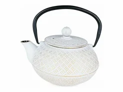 Tetera de hierro fundido Tamayuki blanca - 0,8L Presentación Y Servicio