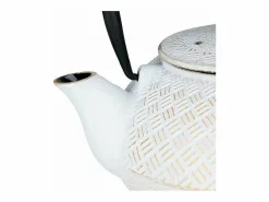 Tetera de hierro fundido Tamayuki blanca - 0,8L Presentación Y Servicio
