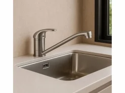 Hot Essebagno Théo mezclador de fregadero de acero inoxidable Bronce
