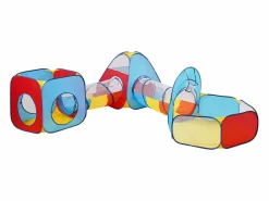 Clearance Tienda de Juego 5 en 1 para Niños SucceBuy con Túnel, Canasta de Baloncesto para Bebés, Varones y Niñas