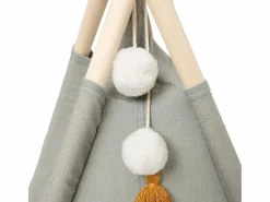 Tipi Infantil Wapi 120 cm - Enrollable, portátil, Poliéster/Algodón Cabaña Infantil