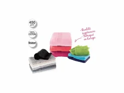 Clearance Atmosphera Toalla de baño Algodón 450 g/m² (50 x 90 cm) Blanco