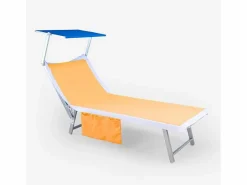 Beach & Garden Toalla de micrifibra para tumbona de playa y piscina con 2 bolsillos -