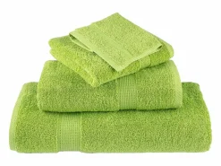 Toallas de baño 10 uds 100% algodón 100x150 cm 600 gsm ES599604