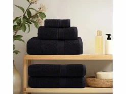 Outlet Toallas de baño 10 uds 100% algodón verde 100x150 cm 600 gsm ES604449 Textil De Baño|Textil De Baño