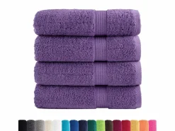 Sale Toallas de baño 4 uds 100% algodón verde 100x150 cm 600 gsm ES344133 Textil De Baño|Textil De Baño