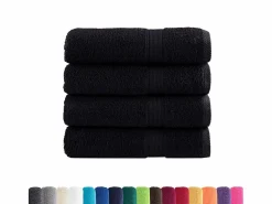 Discount Toallas de baño 4 uds 100% algodón verde 100x150 cm 600 gsm ES652809 Textil De Baño|Textil De Baño