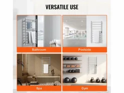 Toallero Calefactable SucceBuy Toallero Calefactable de 10 Barras - , para Baño