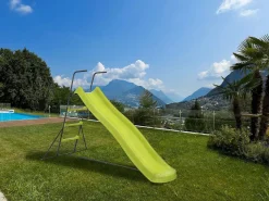 Online Habitat et jardin Tobogán de jardín de doble onda "Poly" en - 240 x 120 x 156 cm Verde