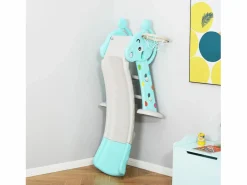 Homcom Tobogán infantil azul, gris 147x82x85,5 cm