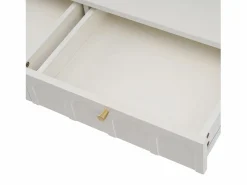 Sale Tocador - 100 x 45 x 75 cm - con 2 cajones - para dormitorio - Aglomerado - blanca Tocador