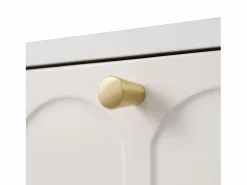 Sale Tocador - 100 x 45 x 75 cm - con 2 cajones - para dormitorio - Aglomerado - blanca Tocador