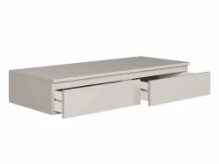 Best SELSEY Tocador con escritorio y 2 cajones -120 cm -greige -BEMMI Beige