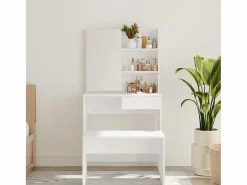New Tocador con espejo 74,5x40x141 cm ES420595 Blanco
