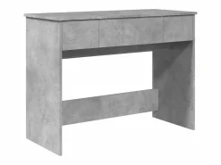 Tocador con espejo color hormigón 100x45x76 cm ES957048