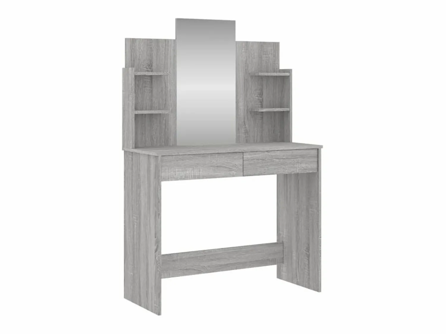 New Tocador con espejo color Sonoma 96x39x142 cm ES878812 Gris