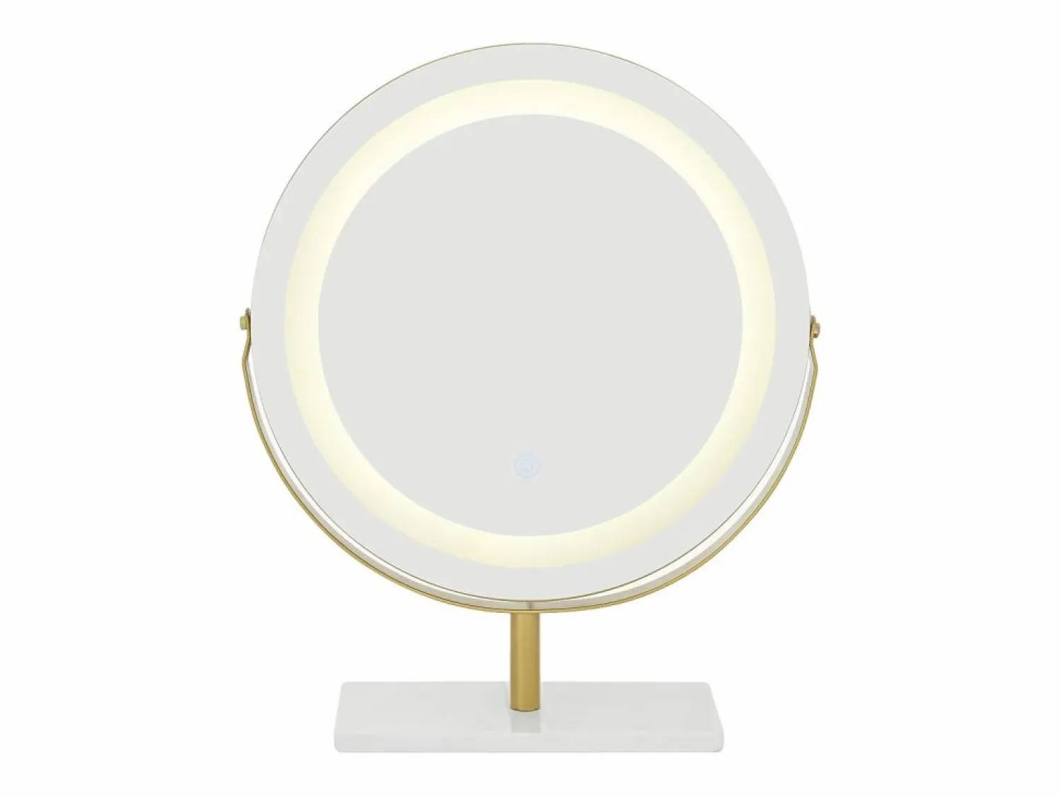 Outlet Tocador con espejo 100x40x125 cm - con LED ajustable - con 4 cajones y 1 puerta de vidrio - 1 compartimento de almacenamiento abierto - Tocador