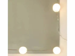 vidaxl Tocador con LED color roble Sonoma 60x40x140 cm Color natural claro