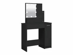 vidaxl Tocador con LED 86,5x35x136 cm
