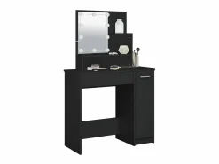 vidaxl Tocador con LED 86,5x35x136 cm