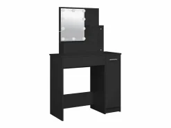 vidaxl Tocador con LED 86,5x35x136 cm
