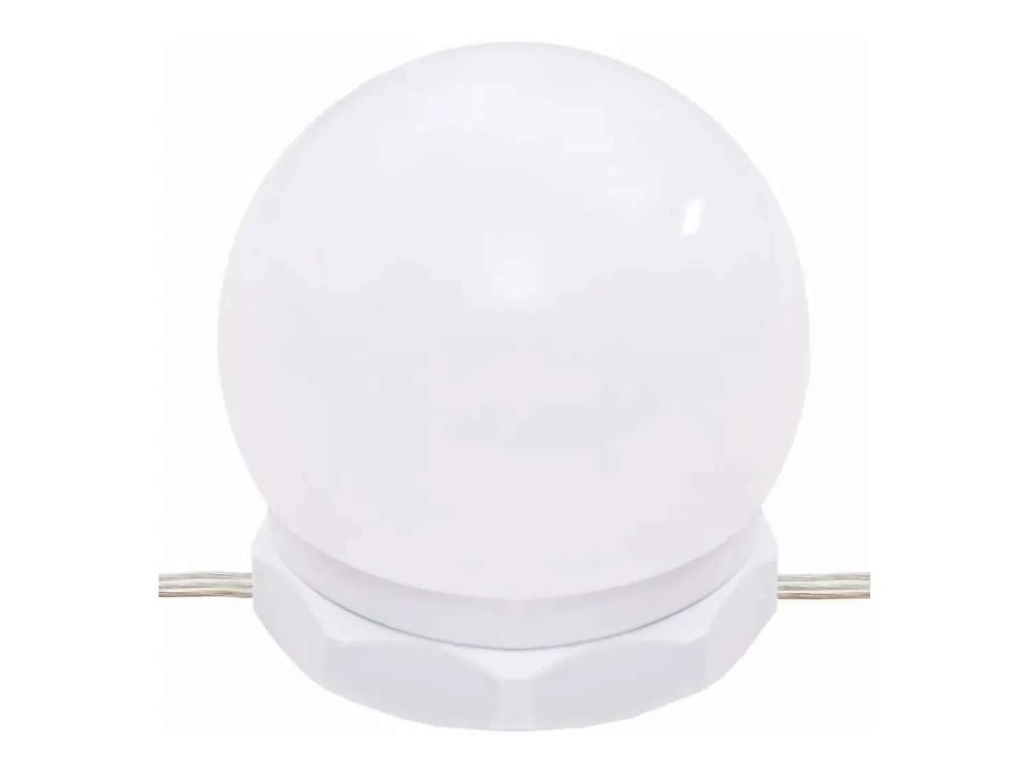 Discount vidaxl Tocador con LED y armario madera contrachapada Blanco