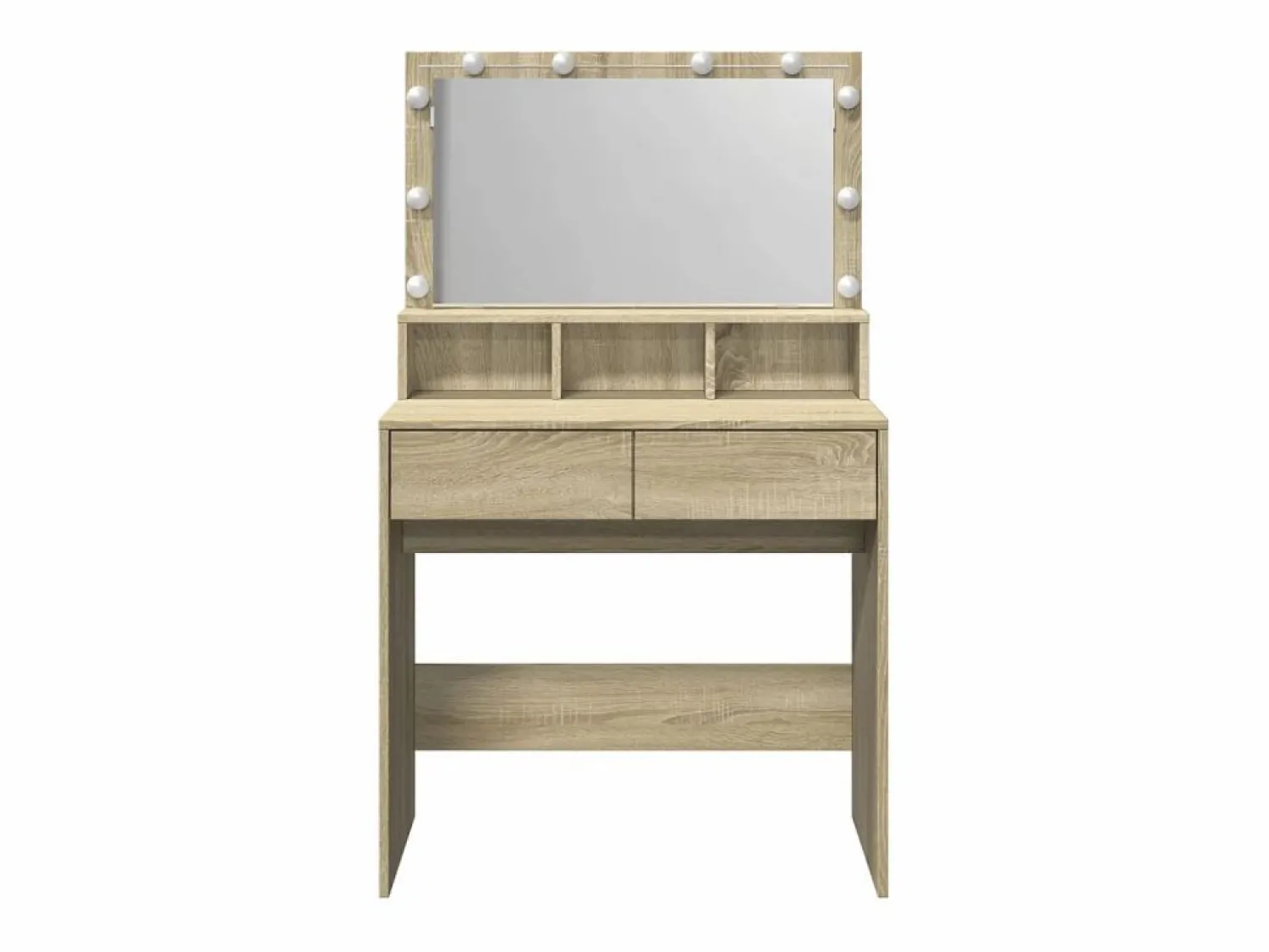 Sale Tocador con luces LED color roble Sonoma 80x41x134,5 cm ES827476 Tocador