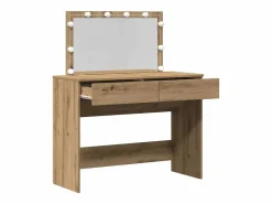 Outlet Tocador de roble artesanal 100 x 40 x 120 cm Madera de ingeniería Tocador