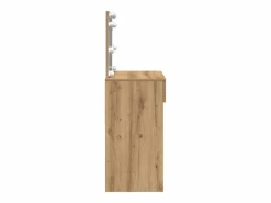 Outlet Tocador de roble artesanal 100 x 40 x 120 cm Madera de ingeniería Tocador