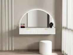 Discount Tocador flotante con espejo y LEDs y 2 cajones - FRALYN de Pascal Morabito Tocador
