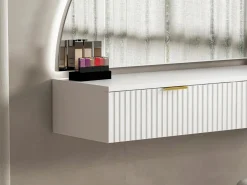 Discount Tocador flotante con espejo y LEDs y 2 cajones - FRALYN de Pascal Morabito Tocador