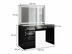 Discount Tocador /oro 120x55x75 sherry Tocador