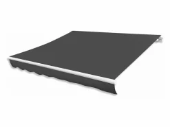 New Toldo de lona blanco 450x300 cm ES144904 Marquesina