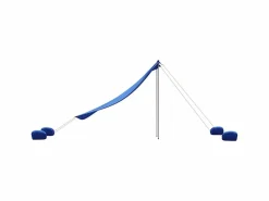 Toldo de playa con anclas de arena 214x236 cm ES261009