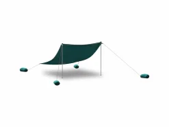 Toldo de playa con anclas de arena 304x300 cm ES797932 Verde