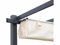 Best Toldo de techo de pérgola 3x3m crudo Cenador Y Quiosco