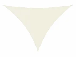 Clearance Toldo de vela triangular tela Oxford color 3x3x4,24 m ES328866 Crema