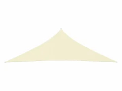 Clearance Toldo de vela triangular tela Oxford color 3x3x4,24 m ES328866 Crema