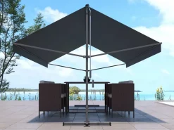 Outlet Concept-Usine Toldo doble pendiente 4x3m ISEO Gris